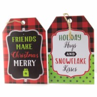 Christmas Hanging Tag Ornament Sign Wood Gift Tag Ex20565 Friends