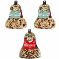 Home & Garden All Season & Christmas Bell S/3 Bird Feeding Cardinals Wrens 621*621*618