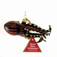 Morawski Black & Orange Squid Glass Ornament Deep Sea Ocean 14973