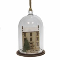Holiday Ornament Home For Christmas Ornament Glass Kloche A30262