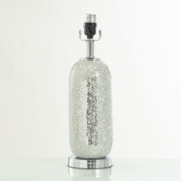 Stylecraft Silver Mosaic and Metal Table Lamp