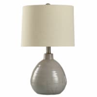 StyleCraft Cameron Ceramic Jug Table Lamp - Cream Perspective: Main