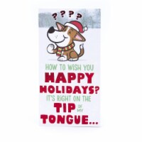Holiday Card #45: Hallmark Pop Up Funny Christmas Money or Gift Card Holder (Dog Tongue) Perspective: Main