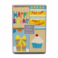 Greeting Cards Set (#68): Hallmark Birthday Icons 12 Cards and Envelopes Perspective: Main
