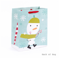 Christmas Bag #64: Hallmark Medium Holiday Gift Bag with Tissue Paper (Snowman & Candy Cane) Perspective: Main