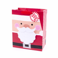 Holiday Large Bag #85: Hallmark Large Christmas Gift Bag with Tissue Paper (Santa Beard) Perspective: Main