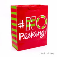 Holiday X-Large Bag #81: Hallmark Extra Large Christmas Gift Bag with Tissue Paper (No Peeking) Perspective: Main