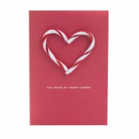Christmas Card #32: Hallmark Signature Holiday Card for Significant Other (Candy Cane Heart) Perspective: Main