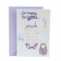 Hallmark  Mahogany Baby Card - Baby Clothesline Perspective: Main