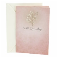 Hallmark  Sympathy Card - Laser Flower Perspective: Main
