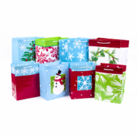 Holiday Gift Bags #82: Hallmark Holiday Gift Bags Assortment (Holiday Icons Pack of 8) Perspective: Main