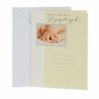 Hallmark  Dayspring Baptism Card - Baby Hands Perspective: Main