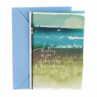Hallmark #2 Sympathy Card (Seascape with Birds) Perspective: Main