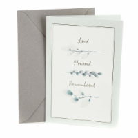 Hallmark #5 Sympathy Card (Loved Honored Remembered) Perspective: Main
