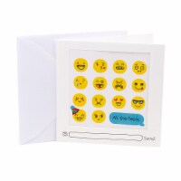 Hallmark  Studio Ink Birthday Card - Emoji Stickers Perspective: Main