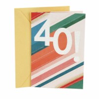Hallmark  40th Birthday Card - Beams Perspective: Main