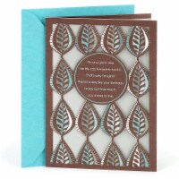 Hallmark  Birthday Card for Husband- Leaf Pattern Perspective: Main