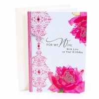 Hallmark  Birthday Card for Mother - Rose Pattern Perspective: Main