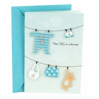 Baby Card #21: Hallmark Clothesline Card Perspective: Main