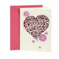 Hallmark  Birthday Card for Daughter - Heart Cutout Perspective: Main