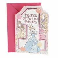 Hallmark  1st Birthday Card For Girls - Disney Princesses Perspective: Main