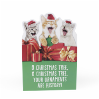 Hallmark Cats Laughing "O Tannenbaum" Christmas Card with Sound Perspective: Main