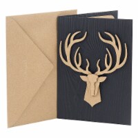 Hallmark  Signature Birthday Card - Deer Head Perspective: Main