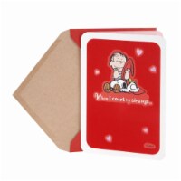 Valentine's Day Card #37: Hallmark Peanuts Linus Snoopy and Woodstock Blessings Perspective: Main