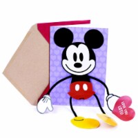 Valentine's Day Card #39: Hallmark Disney Valentine's Day Card for Kids (Removable Mickey Mouse) Perspective: Main