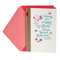 Mother's Day Card #35: Hallmark Peanuts Mother's Day Card (Snoopy with Flowers) Perspective: Main