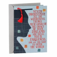 Graduation Card #41: Hallmark Never Underestimate Perspective: Main