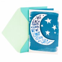 Hallmark  Graduation Card - Moon and Stars We Each Have A Little Bit Of Light To Shine On The World Perspective: Main