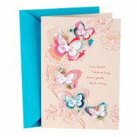 Mother's Day Card #28: Hallmark Signature Mother's Day Card for Mom (Removable Butterfly Decoration) Perspective: Main