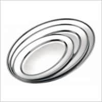 Star Dist 2361 12 in. Stainless Steel Oval Tray