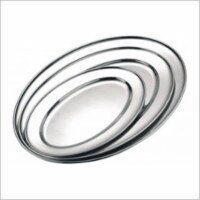 Star Dist 2369 24 in. Stainless Steel Oval Tray