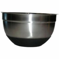 Star Dist 82366 Stainless Steel German Nonskid 10.2 in. Bowl with Silicon Base