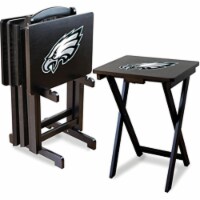 Philadelphia Eagles 4 Tv Trays With Stand