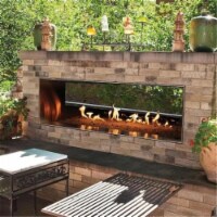 Empire OLL60SP12SN 60 in. Stainless Steel Manual Linear Outdoor Fireplace