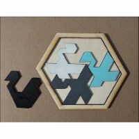 Palmetto Puzzle Works SW Difficulty Hard Level Swan Lake Puzzle