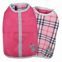 Zack & Zoey UM210 10 75 NorEaster Dog Blanket Coat, Pink - Extra Small