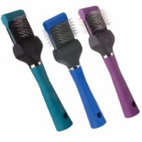 Pet Pals TP224 12 13 MGT Slicker Brush Double Flex Extra Firm Blue