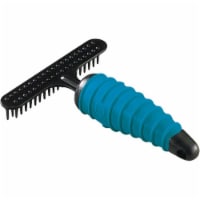 Master Grooming Tools TP25106 Ergonomic Dbl Row Undercoat Rake 39 Blk Pins