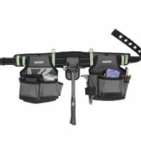 Bucket Boss  52 in. 29 Pocket Adjustable Gray Contractors Rig
