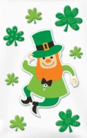 Ampro St. Patrick's Day Leprechaun Gel Clings Perspective: Main