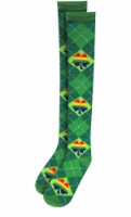 Ampro St. Patrick's Day Rainbow Shamrock Knee Socks - Green Perspective: Main