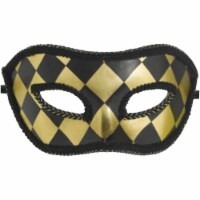 Ampro Masks Harlequin - Black & Gold Perspective: Main