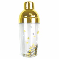 Ampro Confetti Cocktail Shaker - Clear/Gold Perspective: Main
