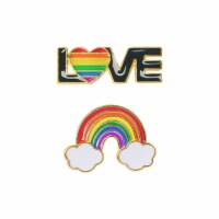 Ampro Rainbow Enamel Pins Perspective: Main