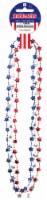 Ampro Metallic Patriotic Stars Necklaces