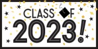 Ampro Large Horizontal Class of 2023 Banner